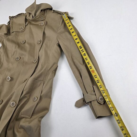 By Malene Birger Paoili Double Breasted Trench Coat Women's FR 36 US 6 Small - Picture 9 of 16